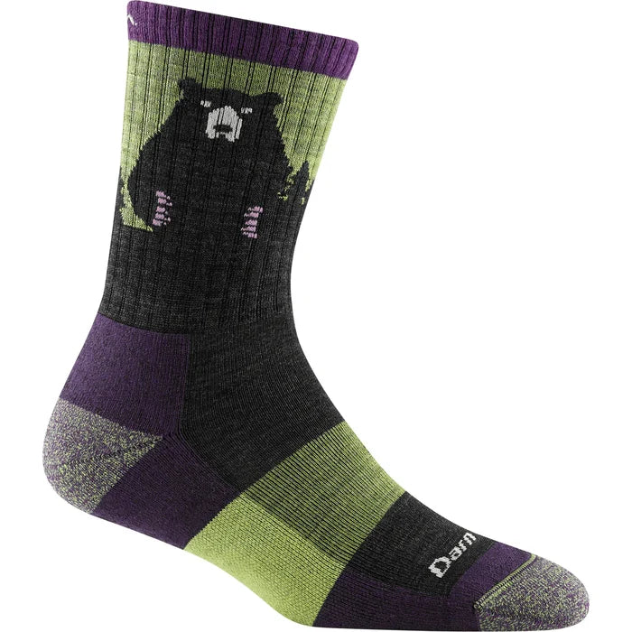 1970 Women's Bear Town Micro Crew Lightweight Hiking Sock with Cushion
