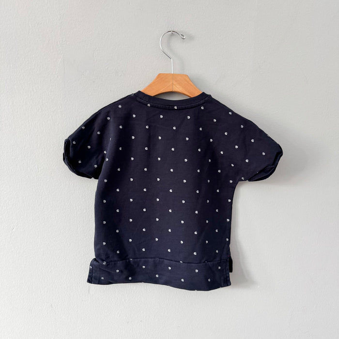 Carhartt / Navy short sleeve crew top / 4Y