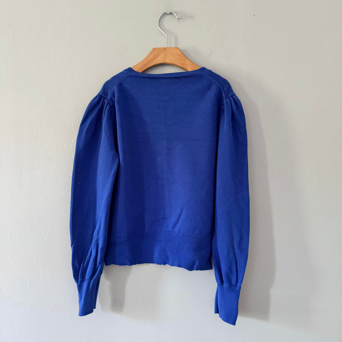 Crewcuts / Blue cotton cardigan / 10-11Y