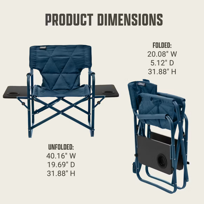 Flex 'N Go Chair With Two Tables Sapphire