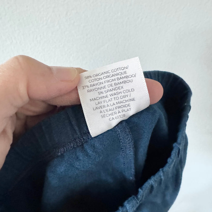 Jax & Lennon / Navy biker shorts / 0-6M