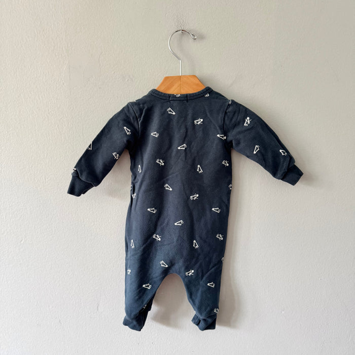 Miles the label / Navy x sneaker romper / 3M