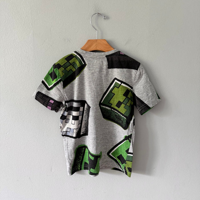 Minecraft / Light grey T-shirt / 4-5Y