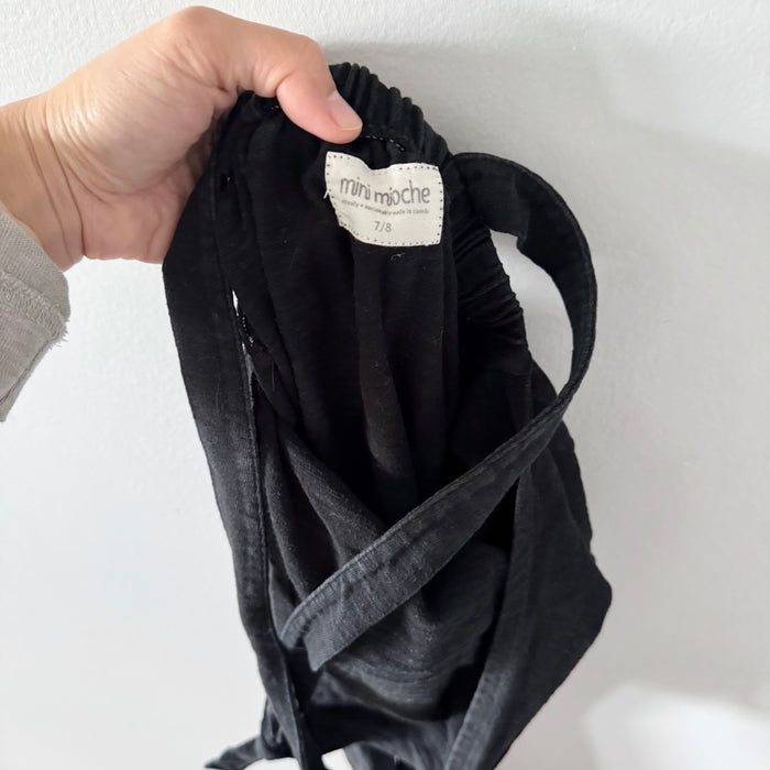 Mini mioche / Black overalls / 7-8Y
