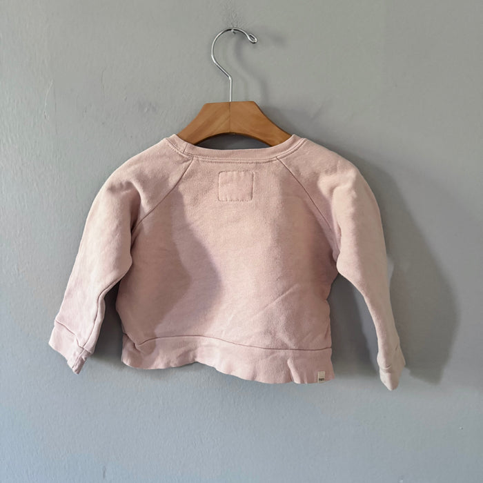 Mini mioche / Light pink sweatshirt / 6-12M