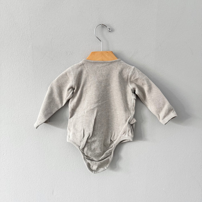 Nest / Stripe organic cotton onesie / 3-6M