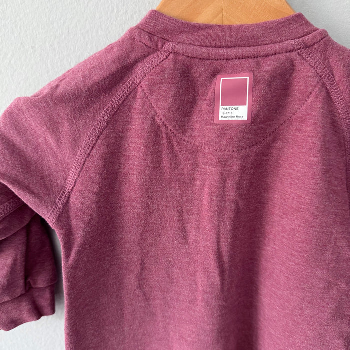 Nest x Pantone / Burgundy romper / 3-6M