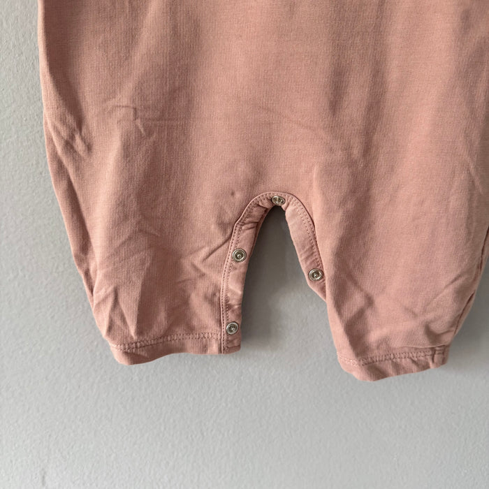 Pehr / Smokey pink overalls / 3-6M