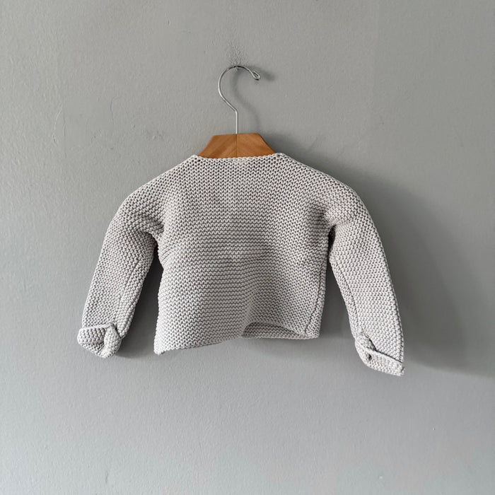 Petit bateau / Cotton knit jacket / 12M