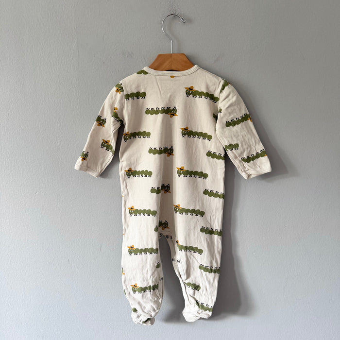 Petit bateau / Ivory x caterpiller romper / 12M
