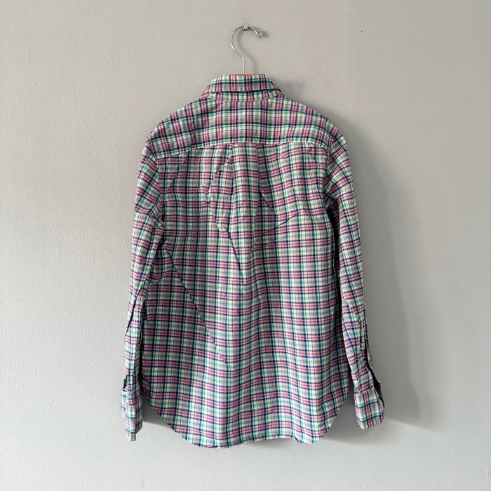 Polo Ralph Lauren / Pink green checked shirt / 8Y