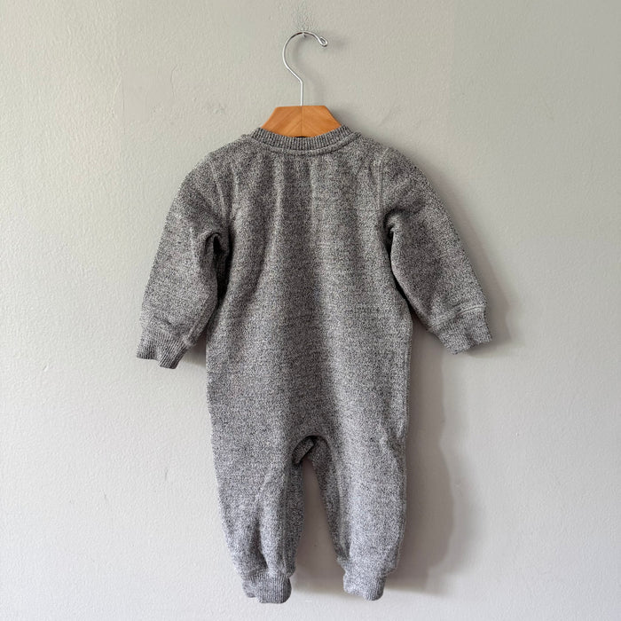 Roots / Salt and pepper romper / 6-12M