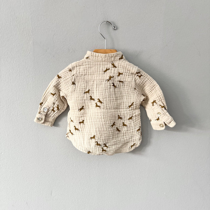 Rylee + Cru / Muslin shirt / 3-6M