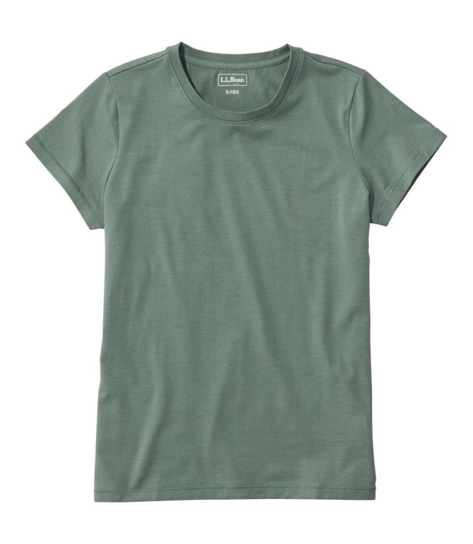 Soft Stretch Supima Tee Crewneck Short Sleeve Women's Regular