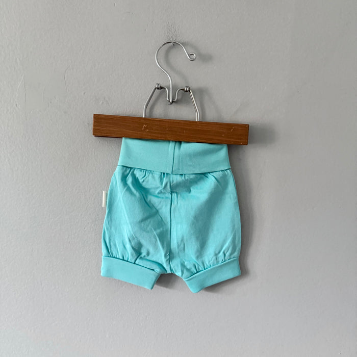 Souris mini / Light blue shorts / 0-6M - New with tag