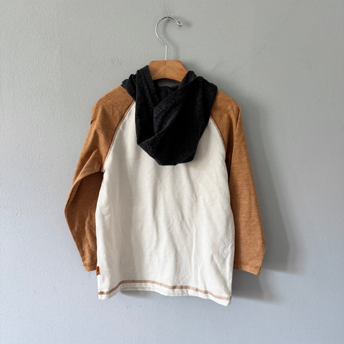 Timberland / Long sleeve shirt with hood / 4T