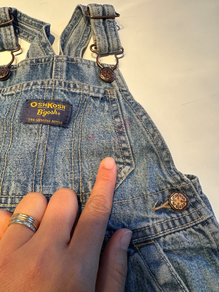 Oshkosh / Denim overall shorts / 18M