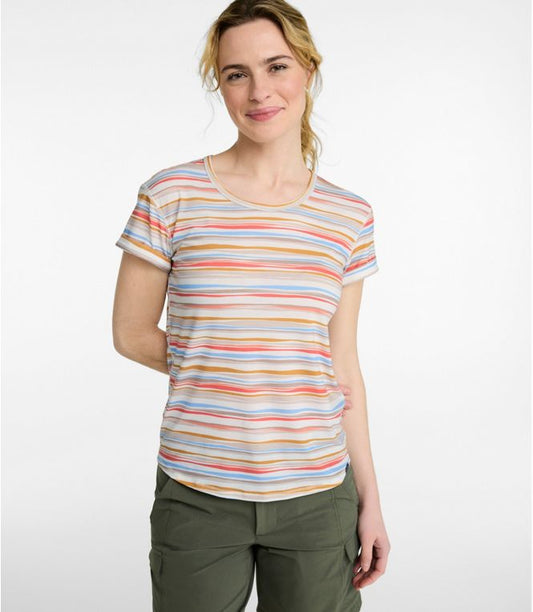 Everyday SunSmart Lifestyle Tee Short Sleeve Stripe Women's Regular