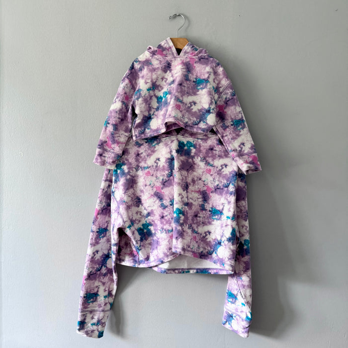 Jill Yoga / Mama & Me Purple hoodie set / 4Y & Women L