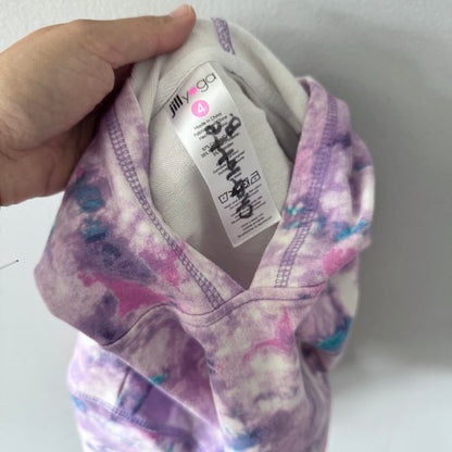 Jill Yoga / Mama & Me Purple hoodie set / 4Y & Women L