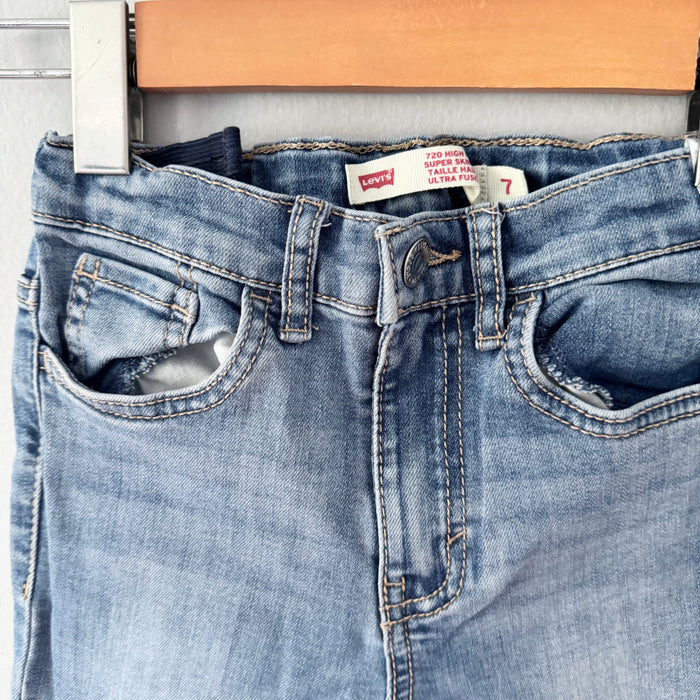 Levi's / 720 High rise super skinny / 7Y
