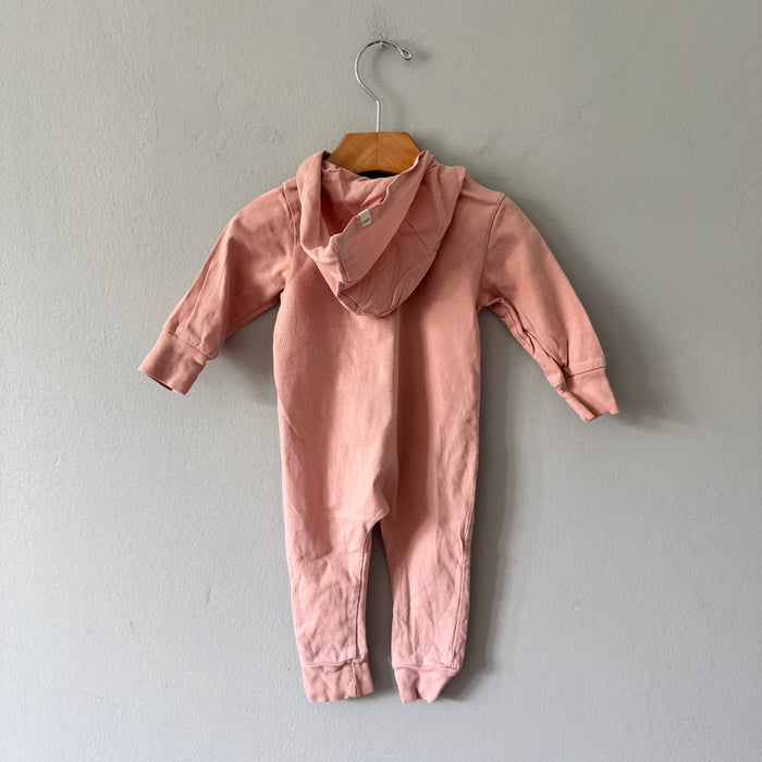 Mini mioche / Light pink biker romper / 0-3M