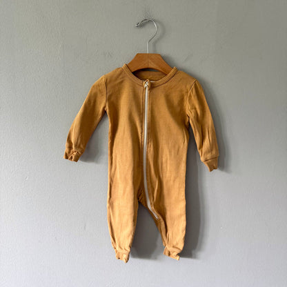 Mini mioche / Mustard romper / 3-6M