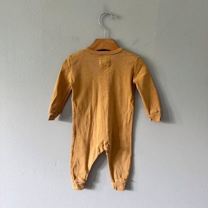 Mini mioche / Mustard romper / 3-6M