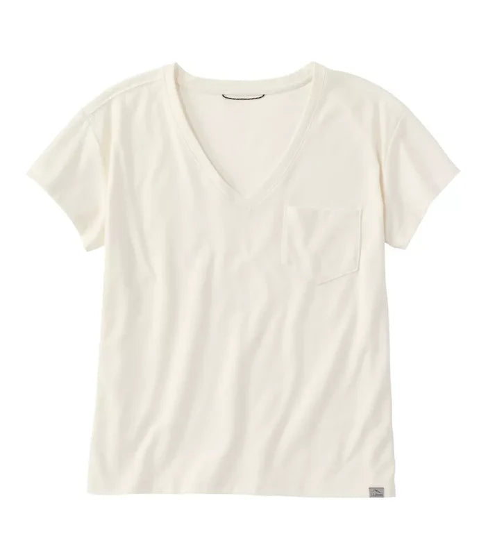 Mountainside V-Neck Pocket Tee Short Sleeve Women's Regular