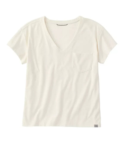 Mountainside V-Neck Pocket Tee Short Sleeve Women's Regular