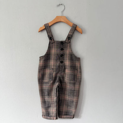 Next / Houndtooth overalls / 12-18M