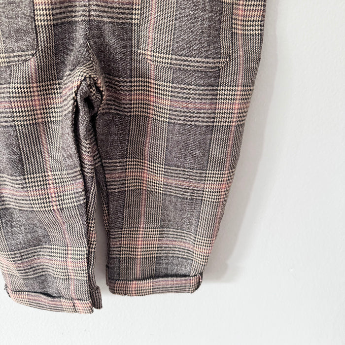 Next / Houndtooth overalls / 12-18M