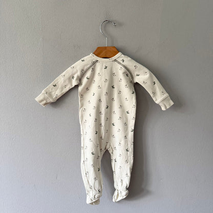 Pehr / White x bunny romper / 0-3M