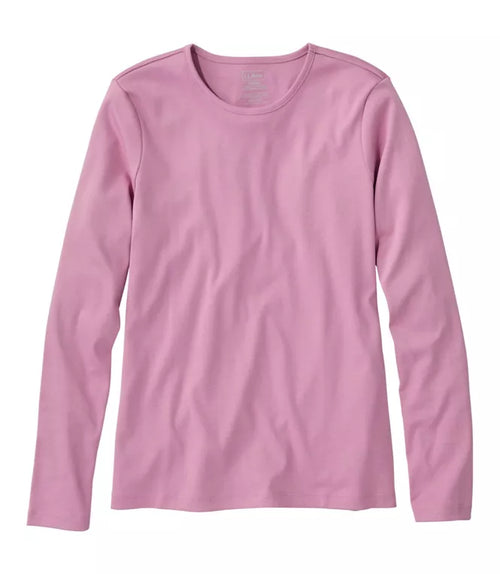 Pima Crewneck Long-Sleeve Women's Regular