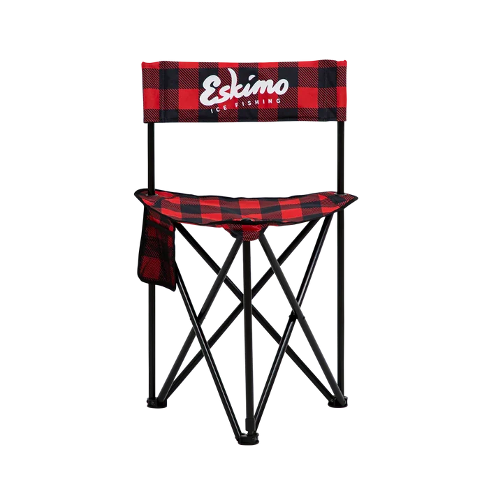 Plaid Folding Ice Chair XL