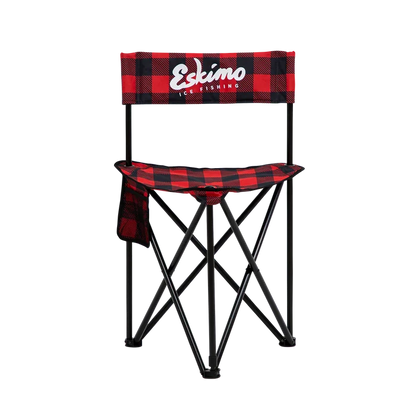 Plaid Folding Ice Chair XL
