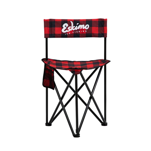 Plaid Folding Ice Chair XL