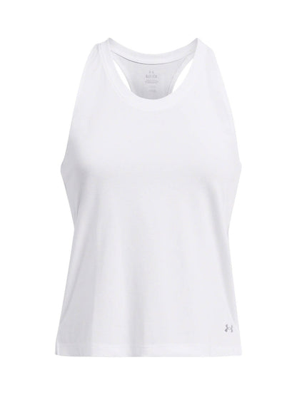 Polera sin mangas de lanzamiento UA para mujer