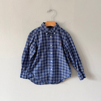 Polo Ralph Lauren / Blue checked shirt / 4Y