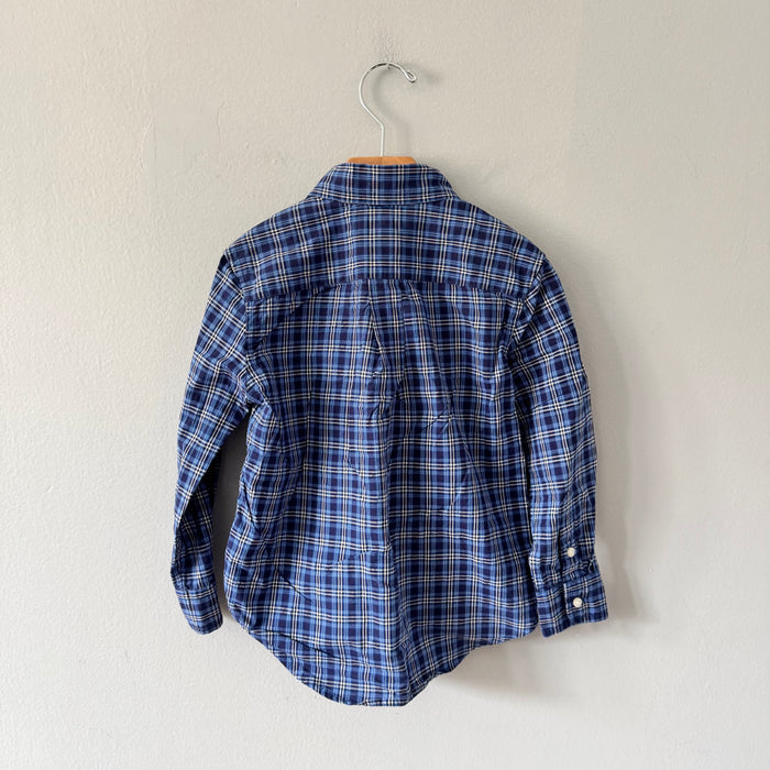 Polo Ralph Lauren / Blue checked shirt / 4Y