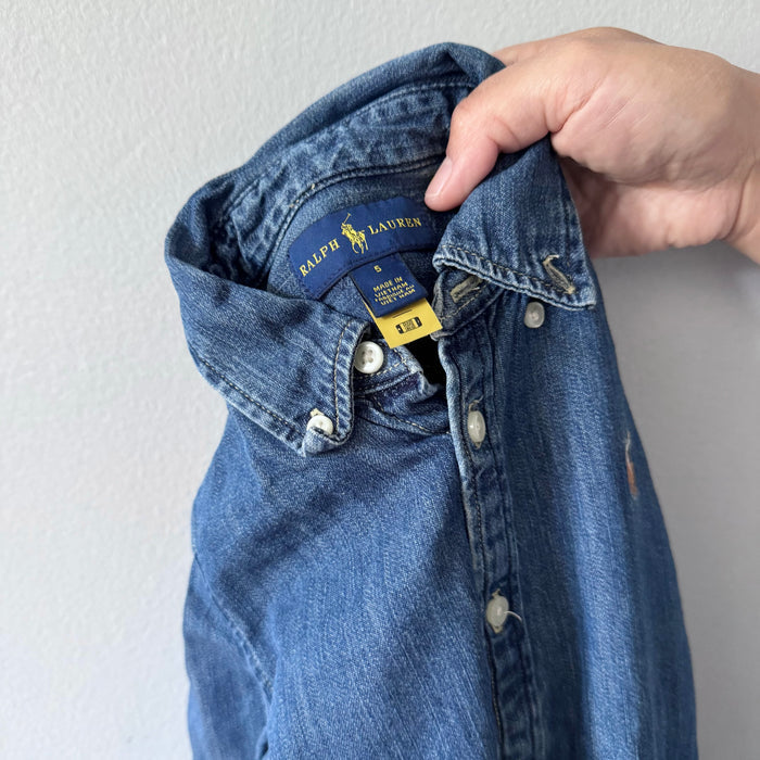 Polo Ralph Lauren / Denim shirt dress / 5Y