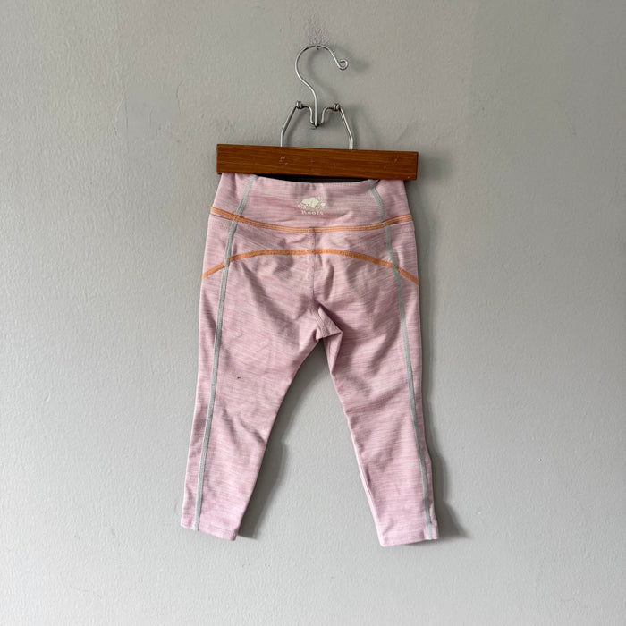 Roots / Pink active leggings / 2T