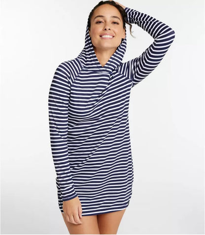 SunSmart UPF 50+ Hooded Tunic Print Women's Regular