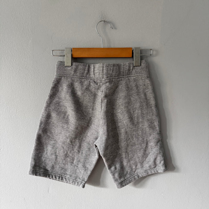 The Beginning / Light grey crew shorts / 6Y