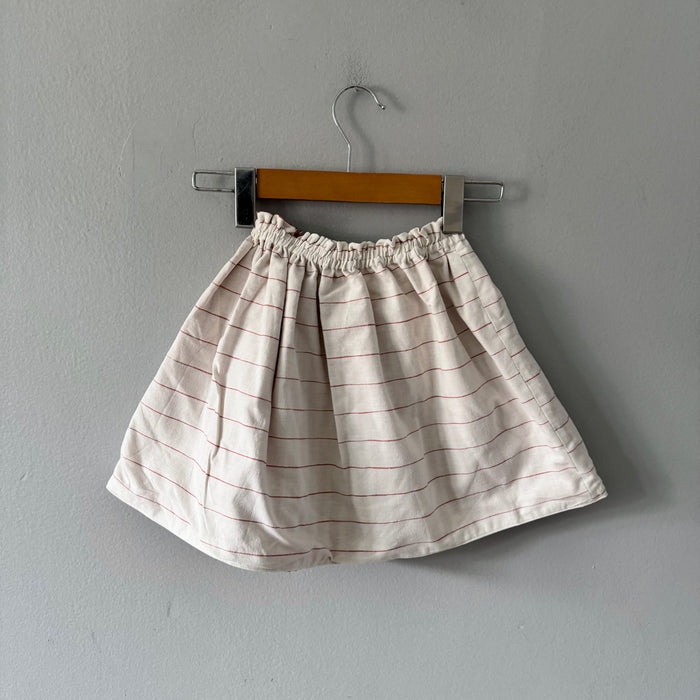 TUP / Upcycle playful skirt(reversible) / 6Y