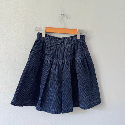 Vintage Krickets / Black corduroy wide shorts / 10Y