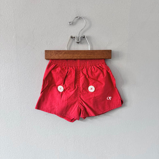Vintage OP / Red shorts / 4Y(Fits 18-24M)