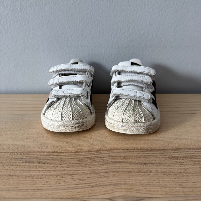 Adidas / White x black Superstar / US5 1/2