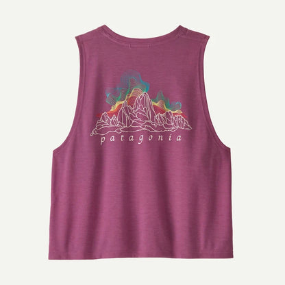 W's Capilene Cool Trail Cropped Tank
