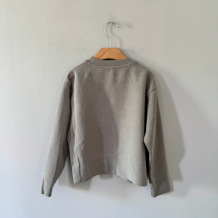 Zara / Grey ribbed active top / 6-7Y
